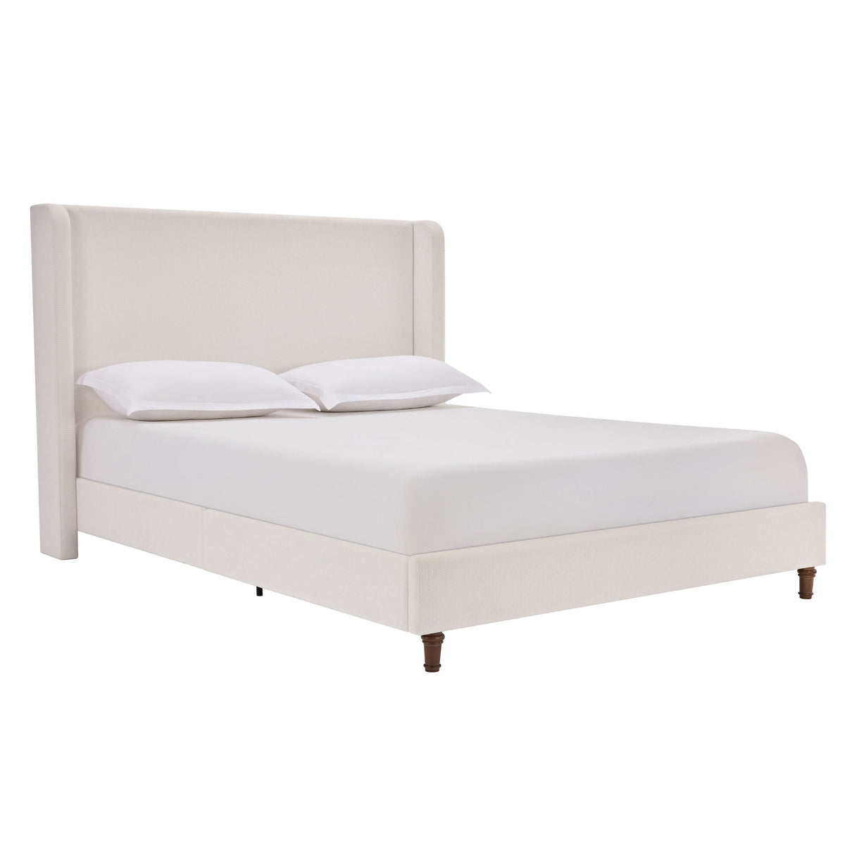 Harper - Tall Headboard Upholstered Bed / High Headboard / Elegant Simplicity / No Box Spring Needed by Unique Piece Furniture