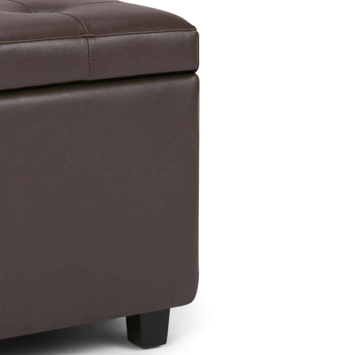 Cosmopolitan - Storage Ottoman - Chocolate Brown by Unique Piece Furniture