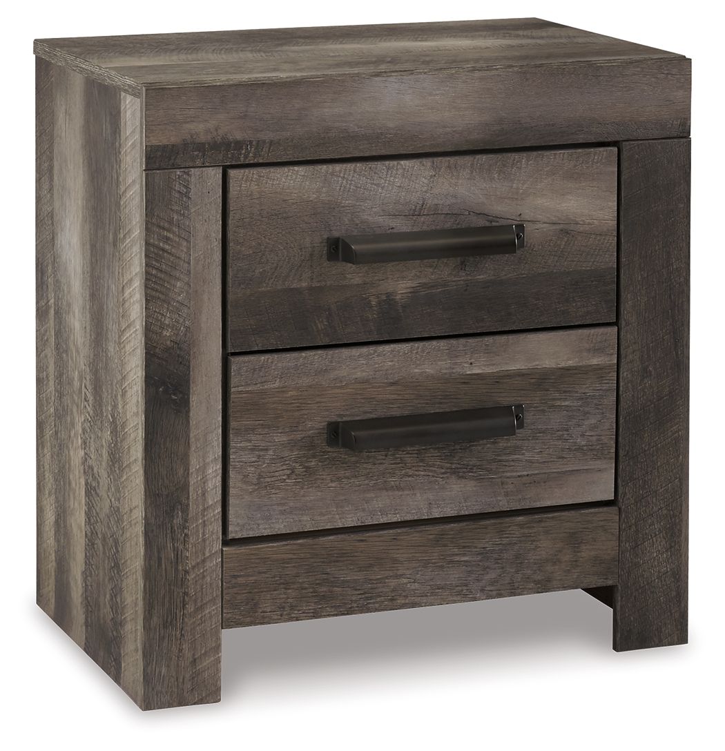 Wynnlow - Two Drawer Night Stand - Gray by Unique Piece Furniture