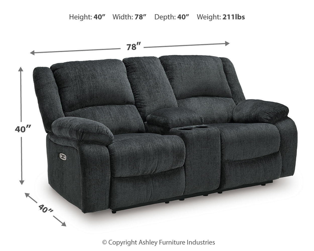 Draycoll - Reclining Loveseat by Unique Piece Furniture