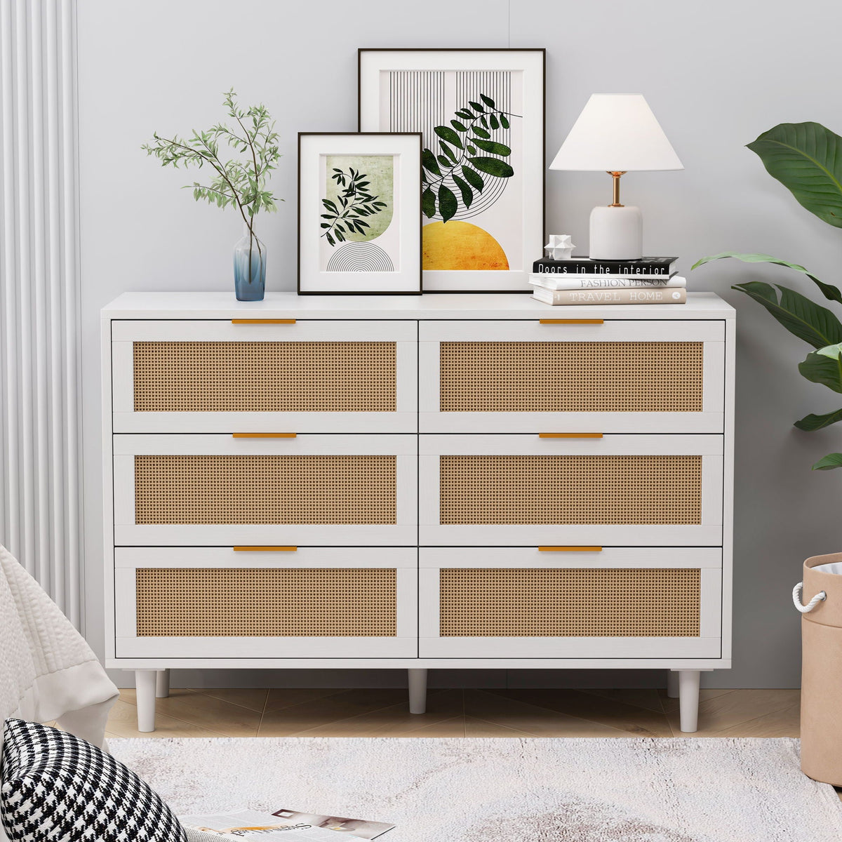 6 Drawer Storage Modern Cabinet For Bedroom by Unique Piece Furniture