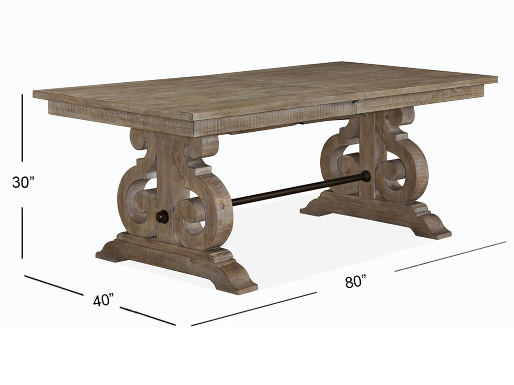 Tinley Park - Rectangular Dining Table - Dove Tail Gray by Unique Piece Furniture
