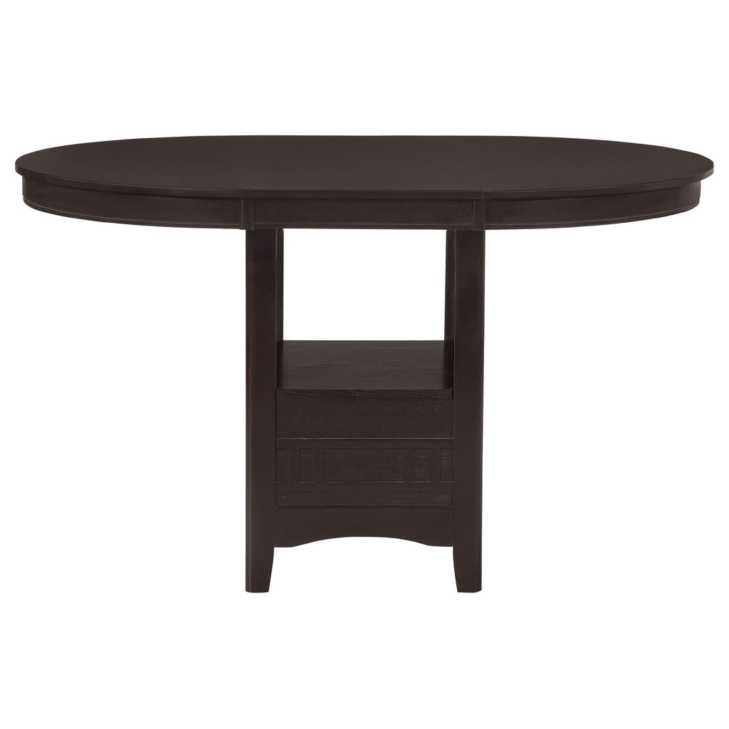Lavon 5-piece Oval Counter Height Dining Set Espresso by Unique Piece Furniture