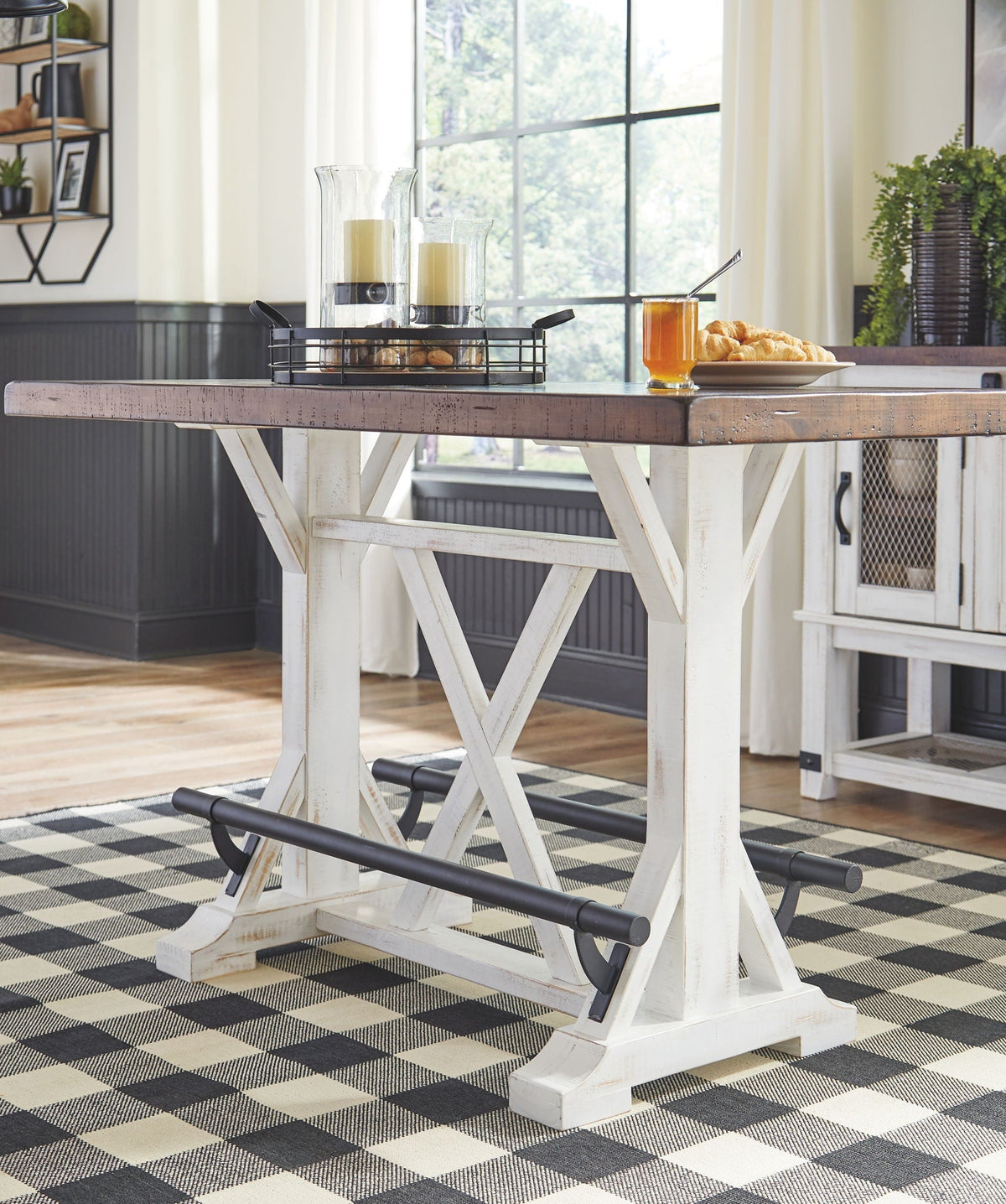 Valebeck - Counter Height Table Set by Unique Piece Furniture