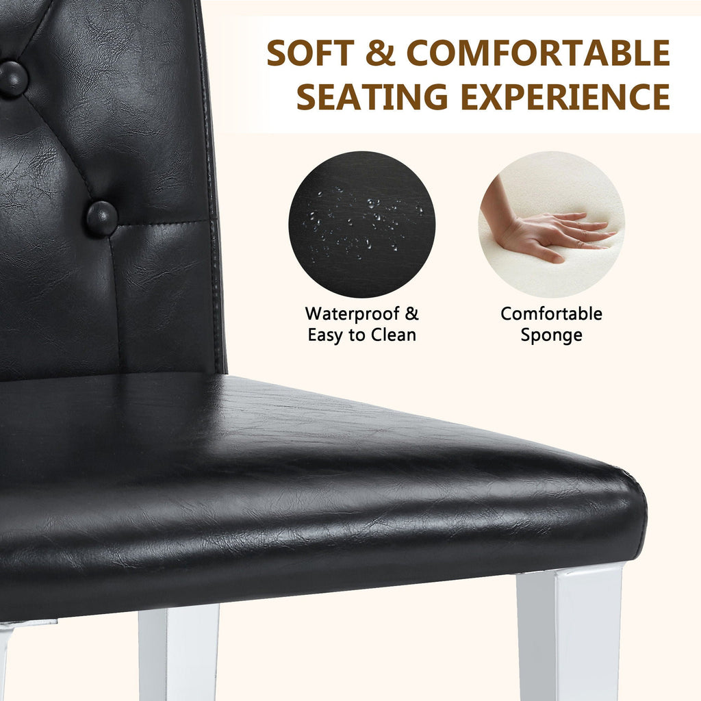 Dining Chairs With Ergonomic Buckle Backrest For Home by Unique Piece Furniture