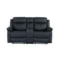 Blanche - Console Reclining Loveseat With LED Lights And Speakers by Unique Piece Furniture
