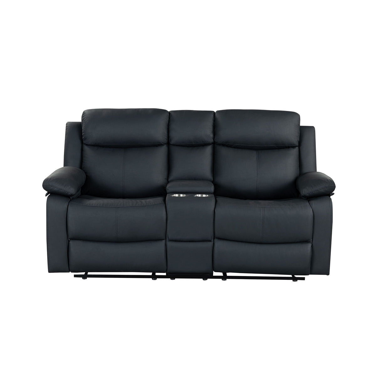 Blanche - Console Reclining Loveseat With LED Lights And Speakers by Unique Piece Furniture