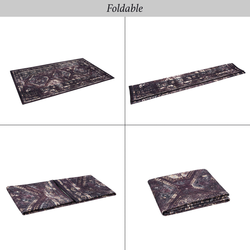 Maval - Trendy Area Rug, Washable by Unique Piece Furniture