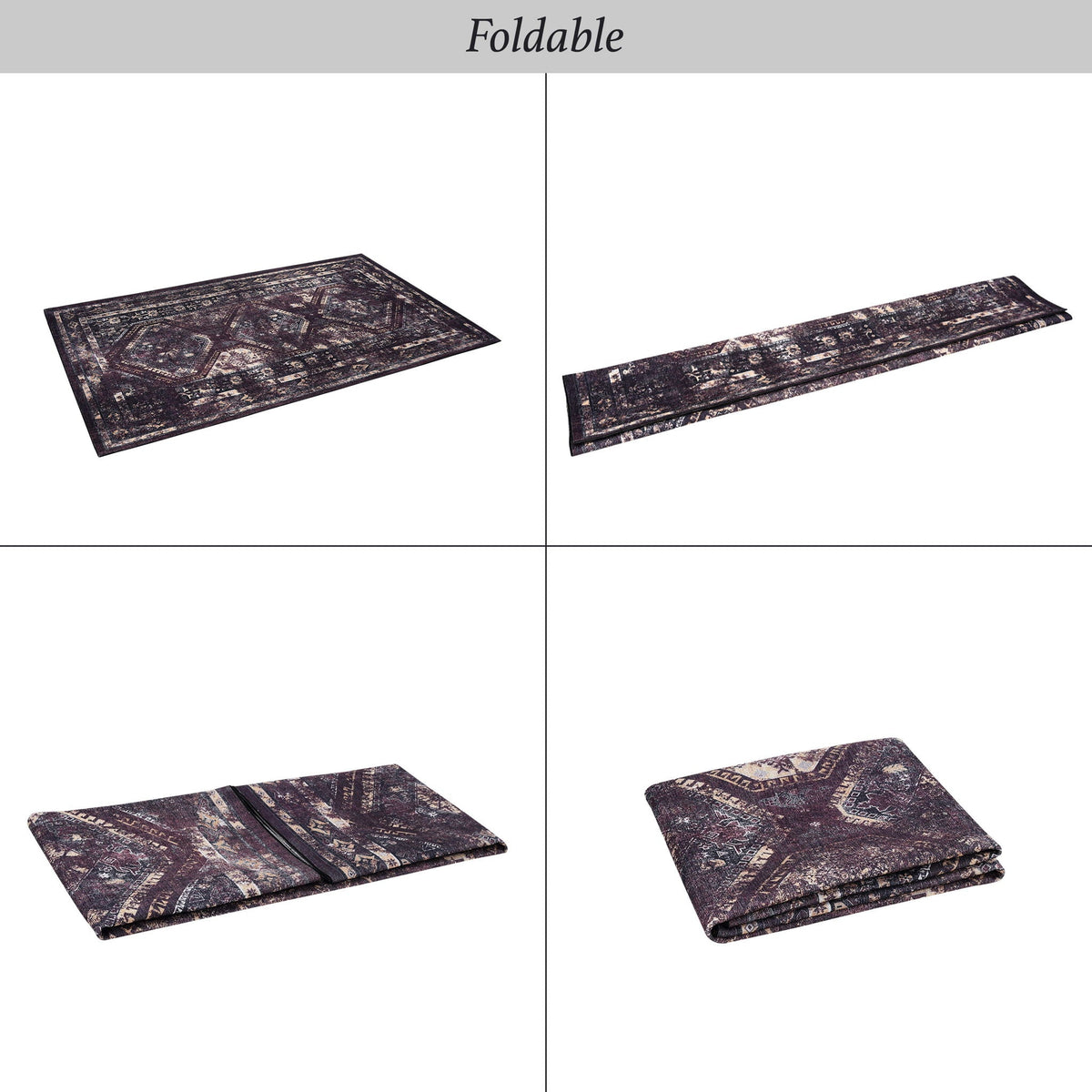Maval - Trendy Area Rug, Washable by Unique Piece Furniture