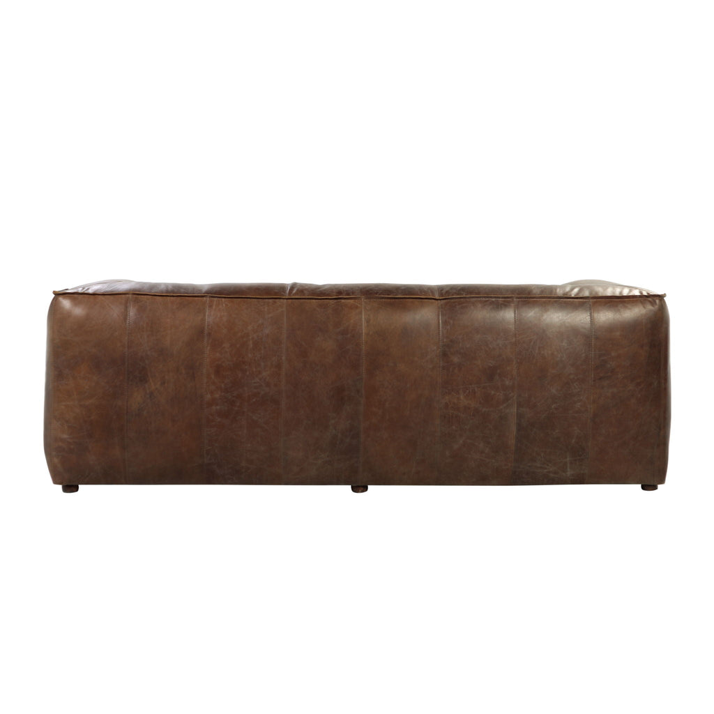 Brancaster - Grain Leather Sofa - Brown by Unique Piece Furniture