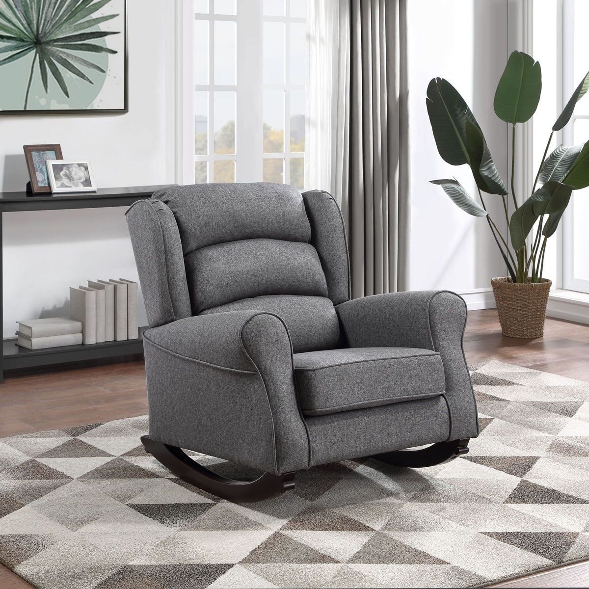 Fabien - Rocking Chair - Gray by Unique Piece Furniture
