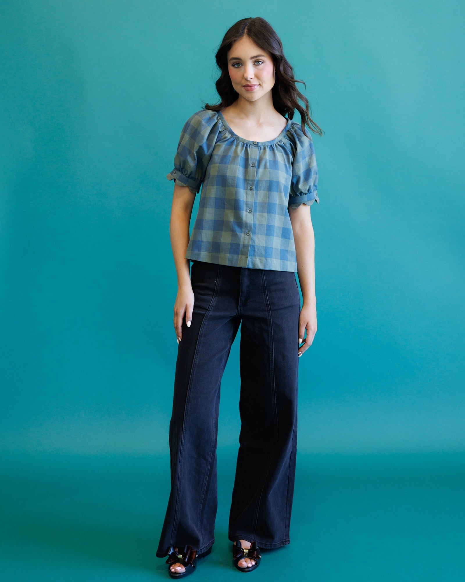 High Rise Seamed Trouser by Downeast