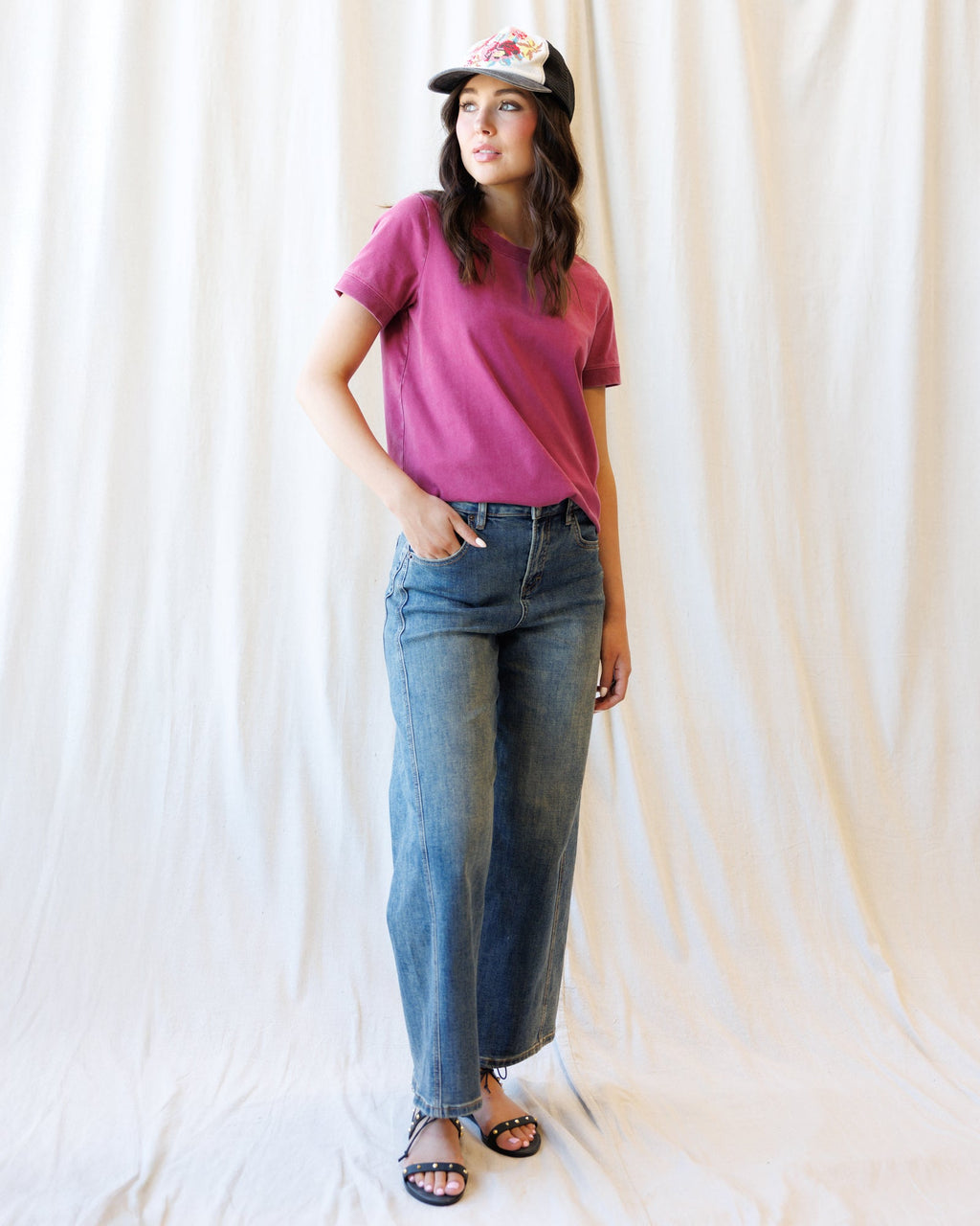 Super High Ankle Wide Leg Flattering Seam by Downeast