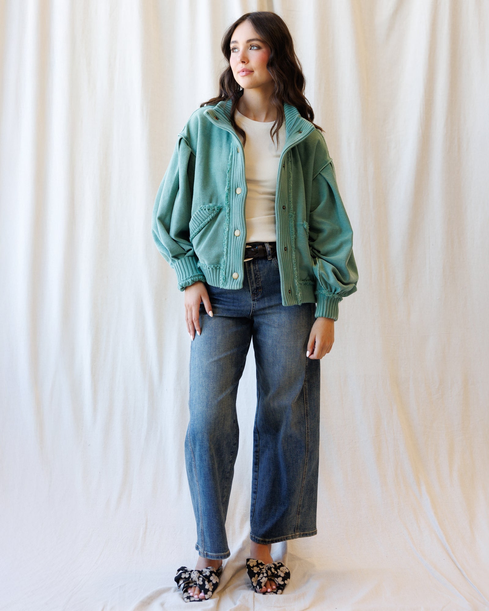 Super High Ankle Wide Leg Flattering Seam by Downeast