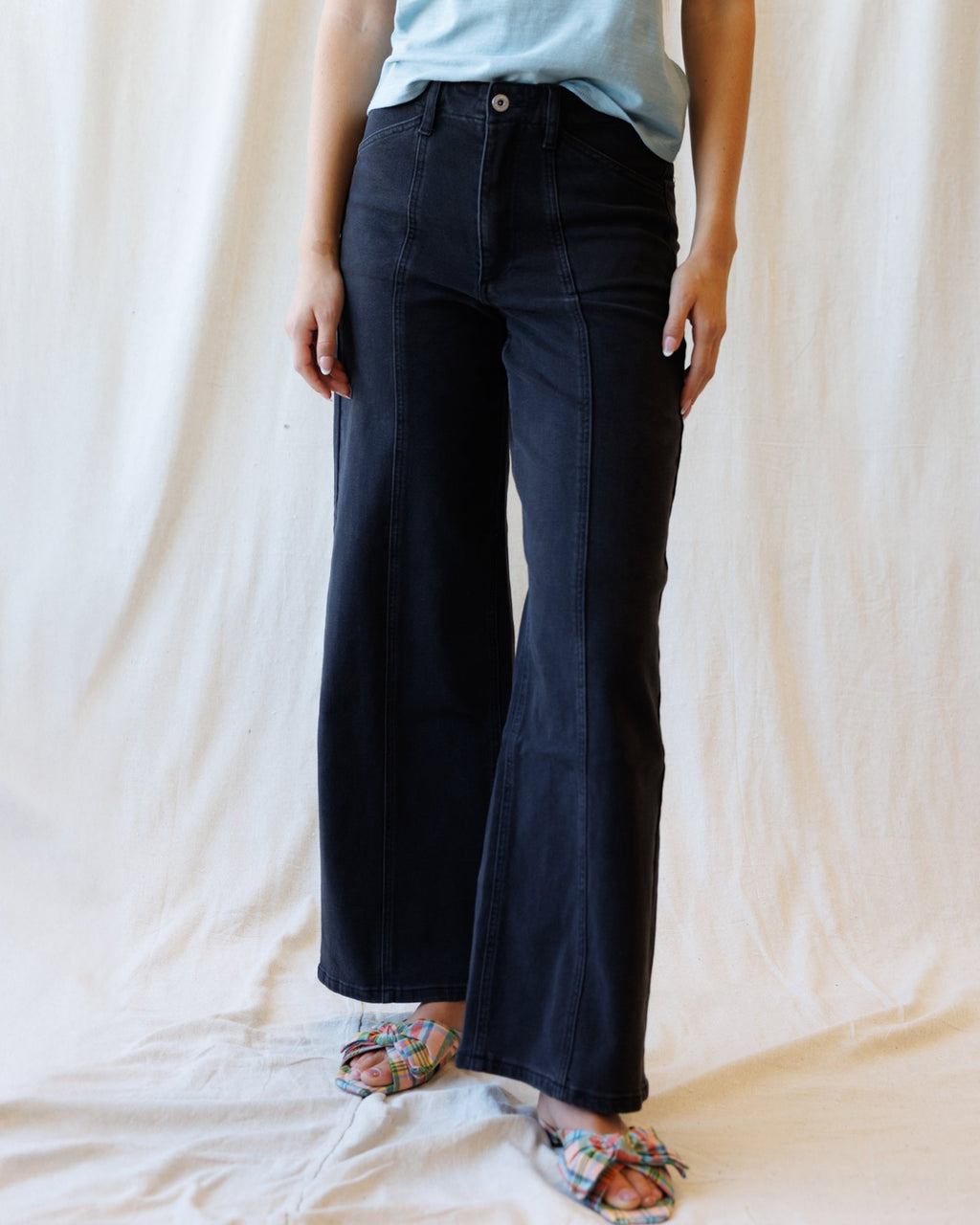 High Rise Seamed Trouser by Downeast