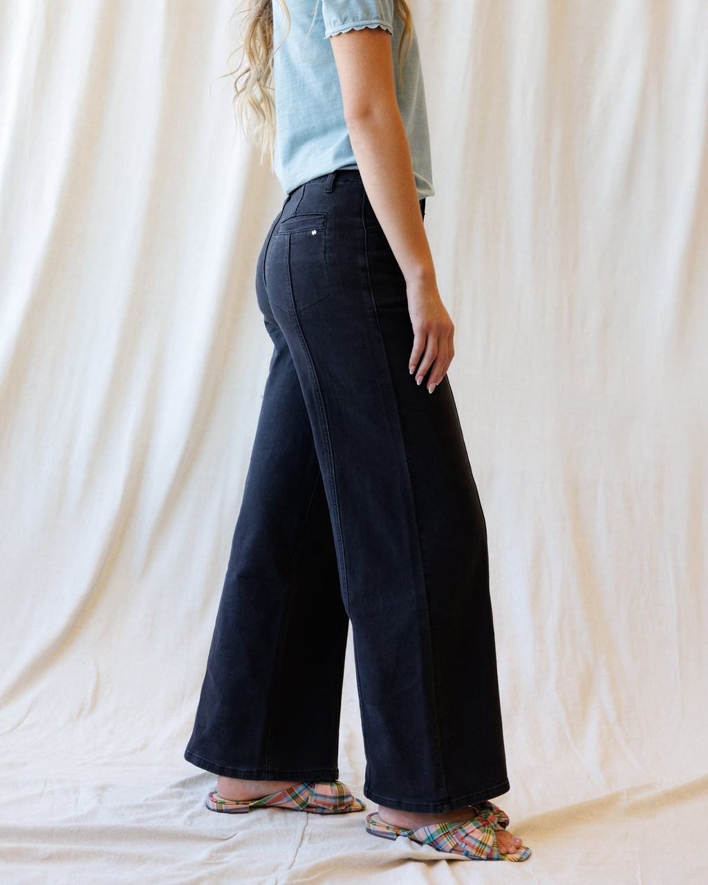 High Rise Seamed Trouser by Downeast