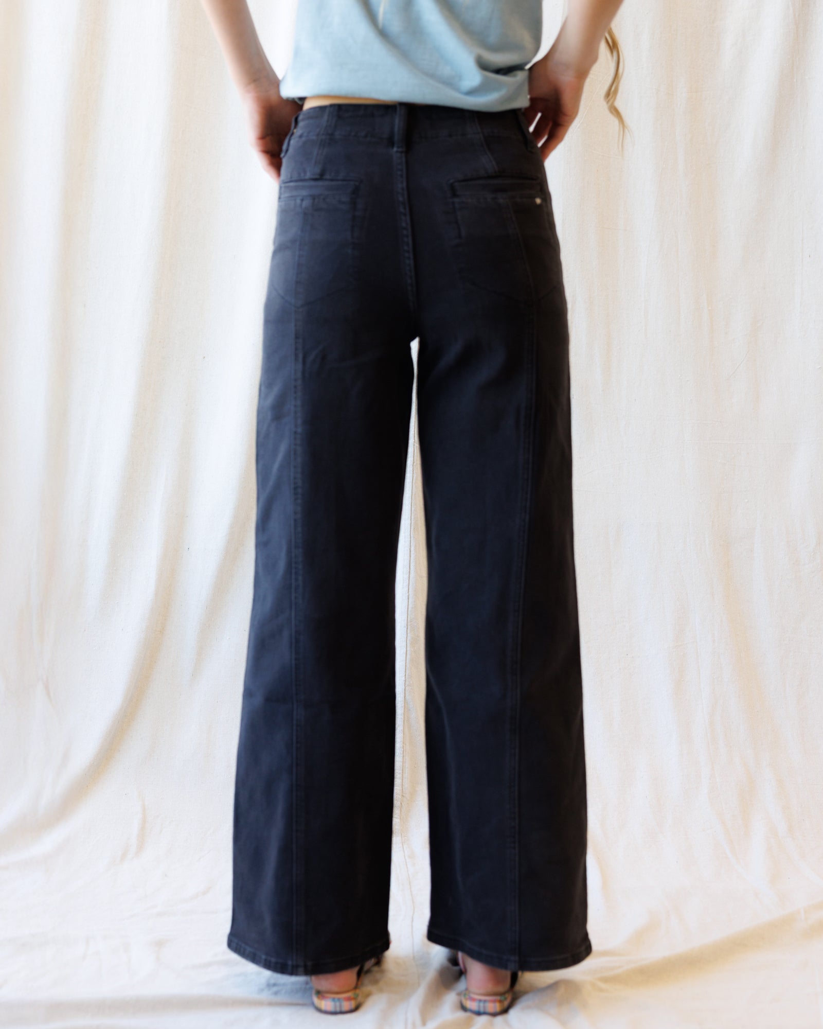 High Rise Seamed Trouser by Downeast