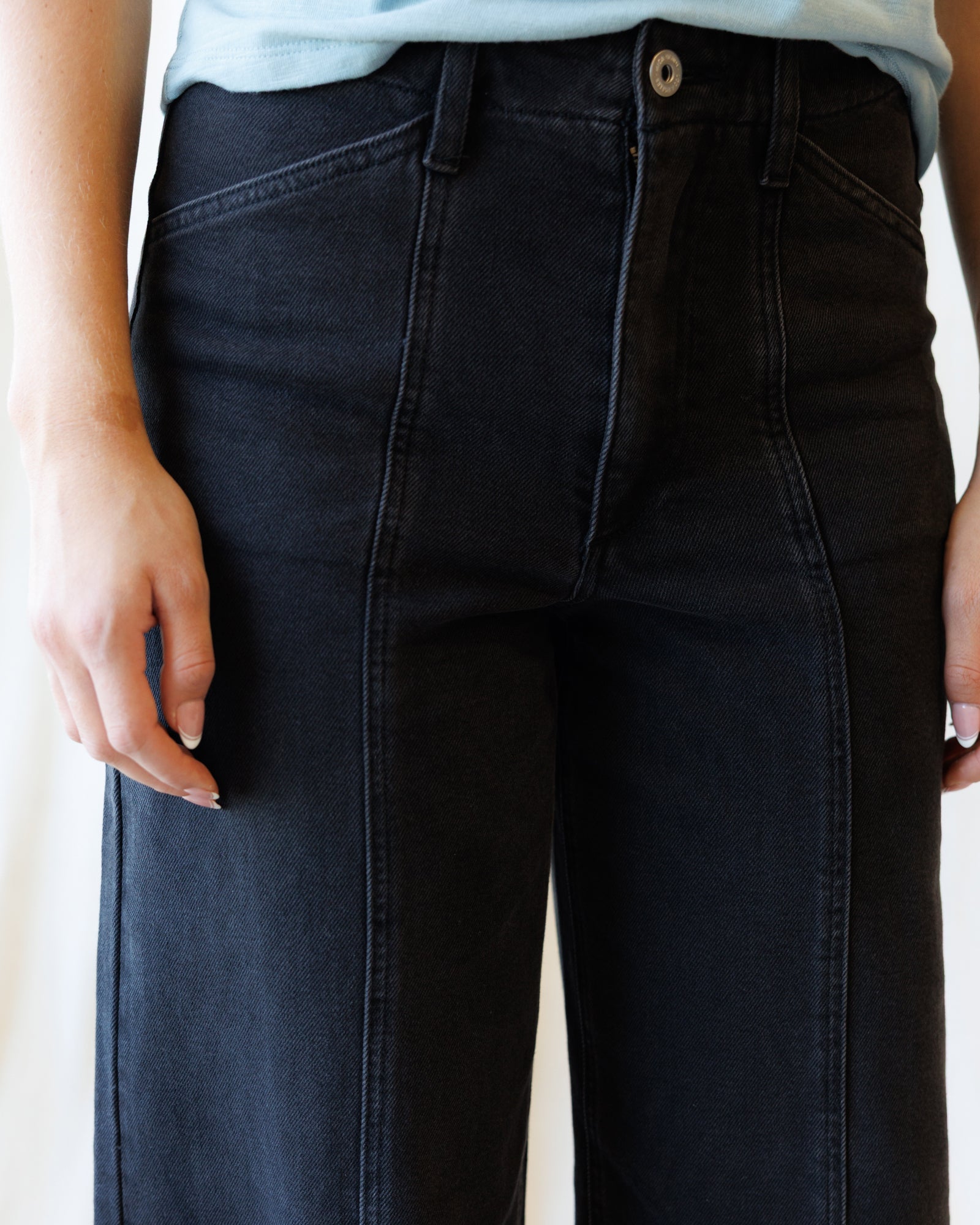 High Rise Seamed Trouser by Downeast