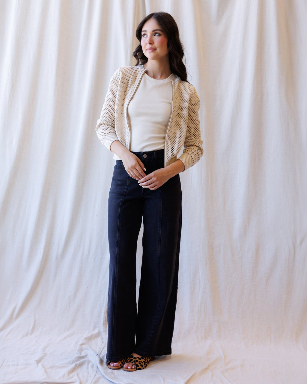 High Rise Seamed Trouser by Downeast