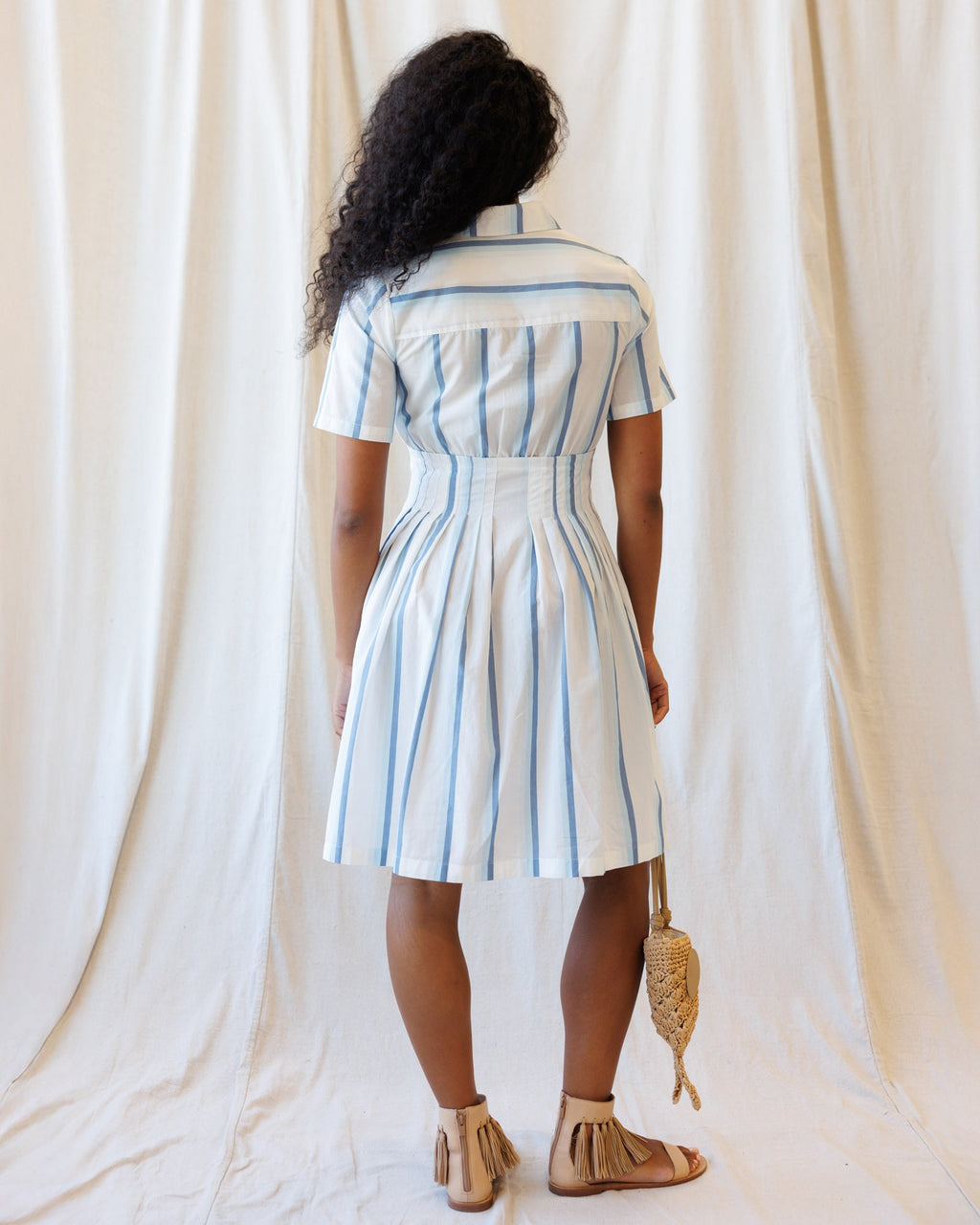 Seaside Stripe Dress by Downeast
