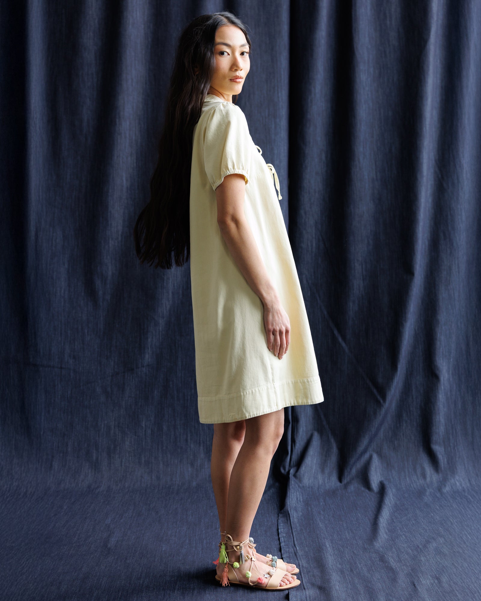Demure Denim Dress by Downeast