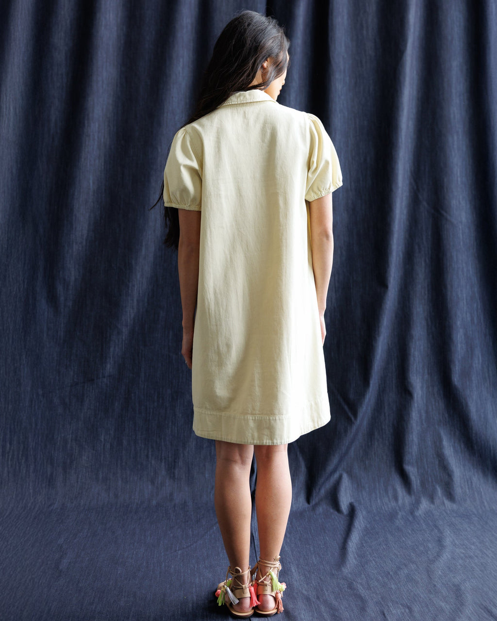 Demure Denim Dress by Downeast