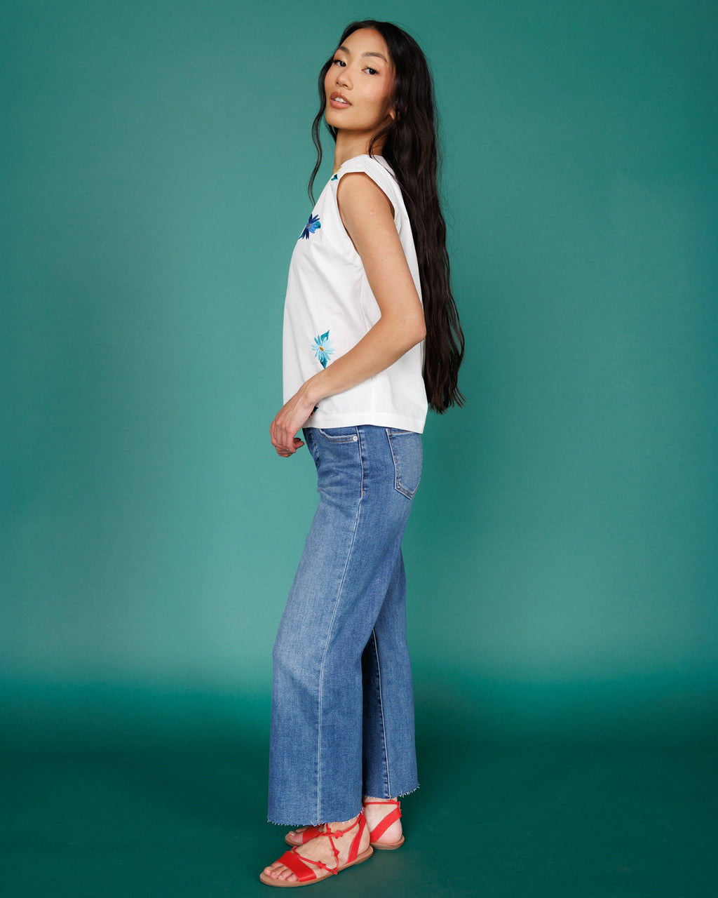 High Rise Wide Leg by Downeast
