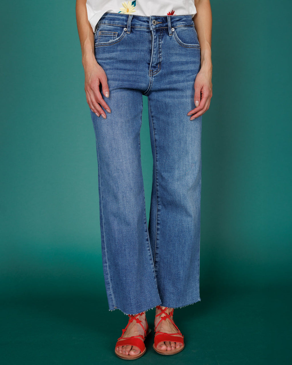 High Rise Wide Leg by Downeast