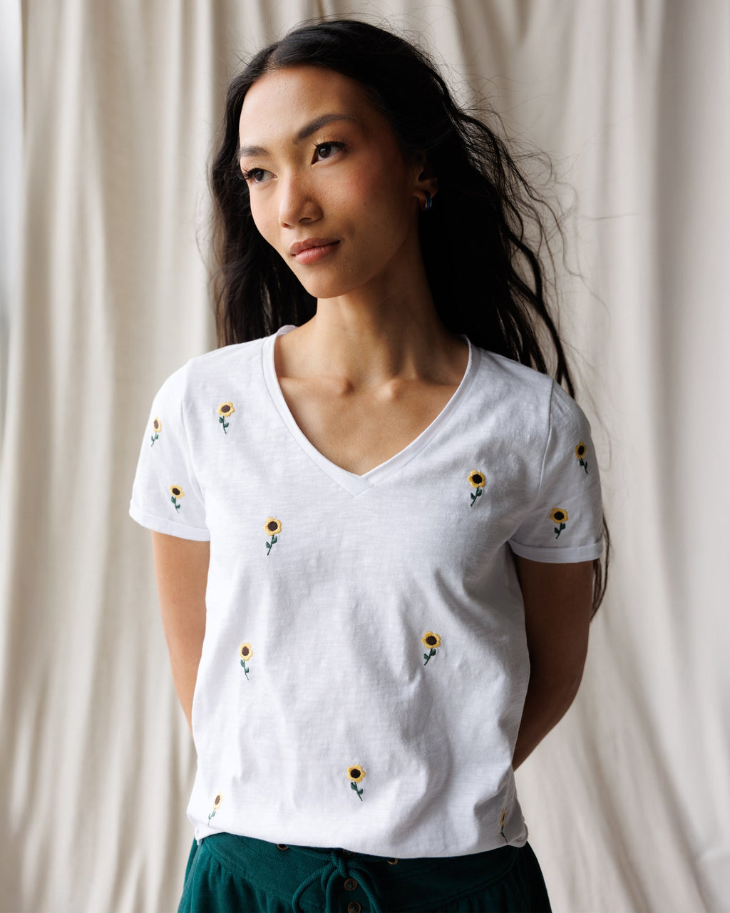 Sunflower Fields Tee by Downeast
