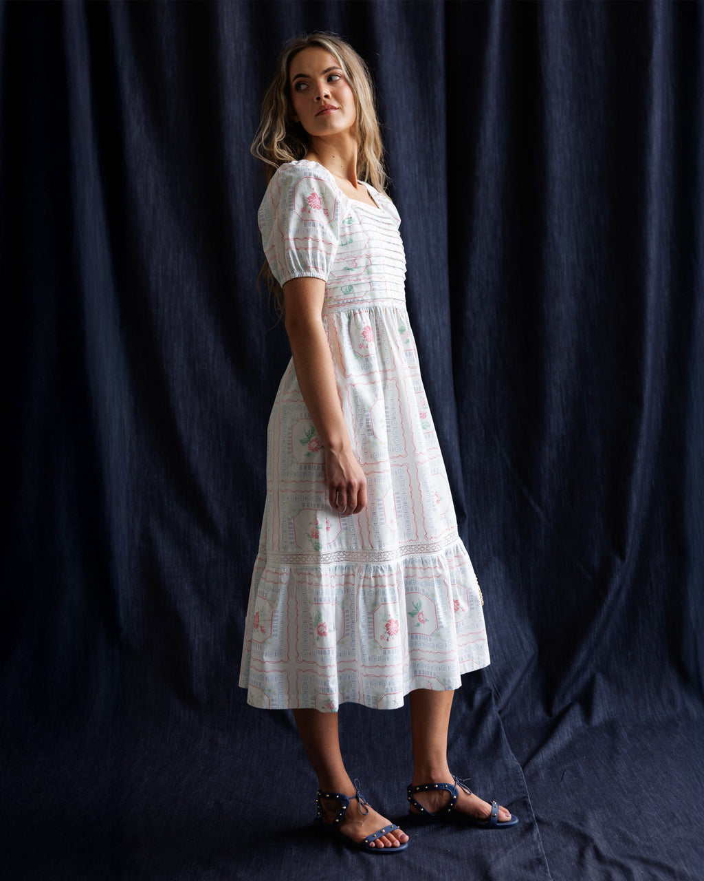 Cross Stitch Crochet Dress by Downeast
