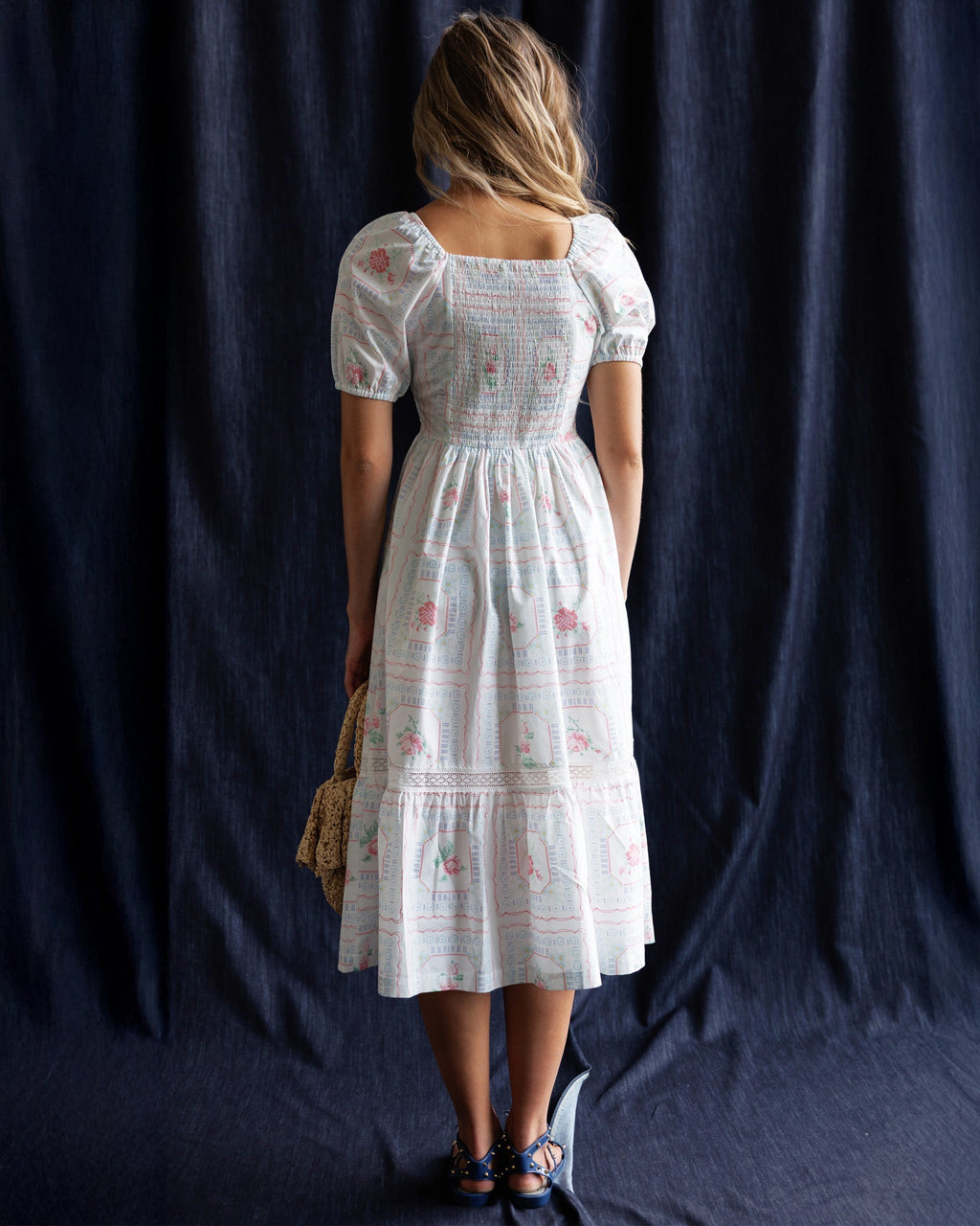Cross Stitch Crochet Dress by Downeast