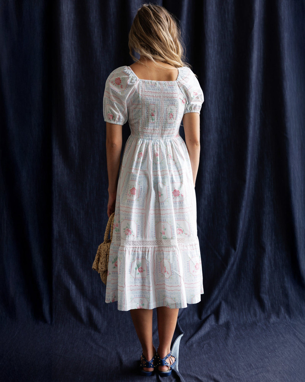 Cross Stitch Crochet Dress by Downeast