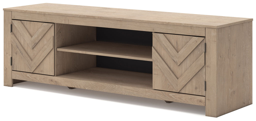Cayboni - LG TV Stand With Fireplace Option by Unique Piece Furniture