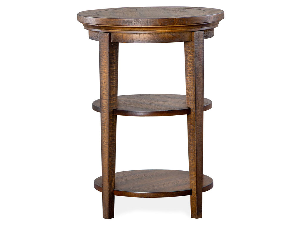 Bay Creek - Round Accent End Table - Toasted Nutmeg by Unique Piece Furniture