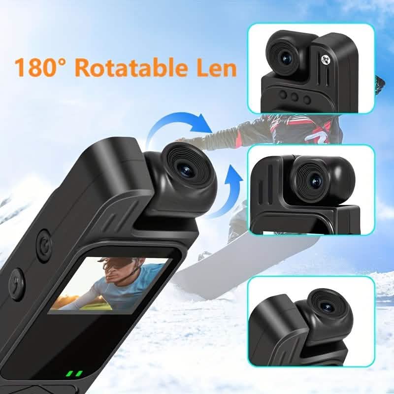 Premium Portable Body Camera Recorder – HD, SD Card Compatible by DailySale