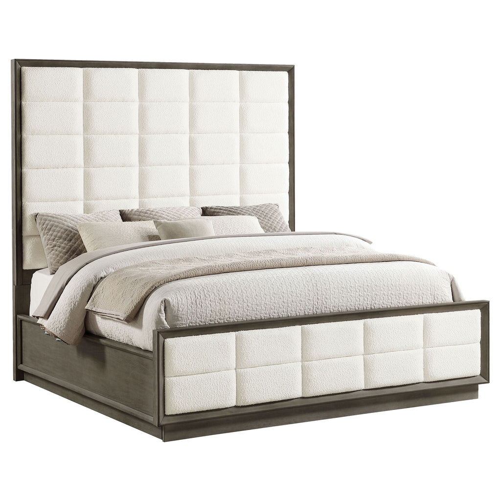 Durango 80-inch Eastern King Panel Bed Taupe Oak by Unique Piece Furniture