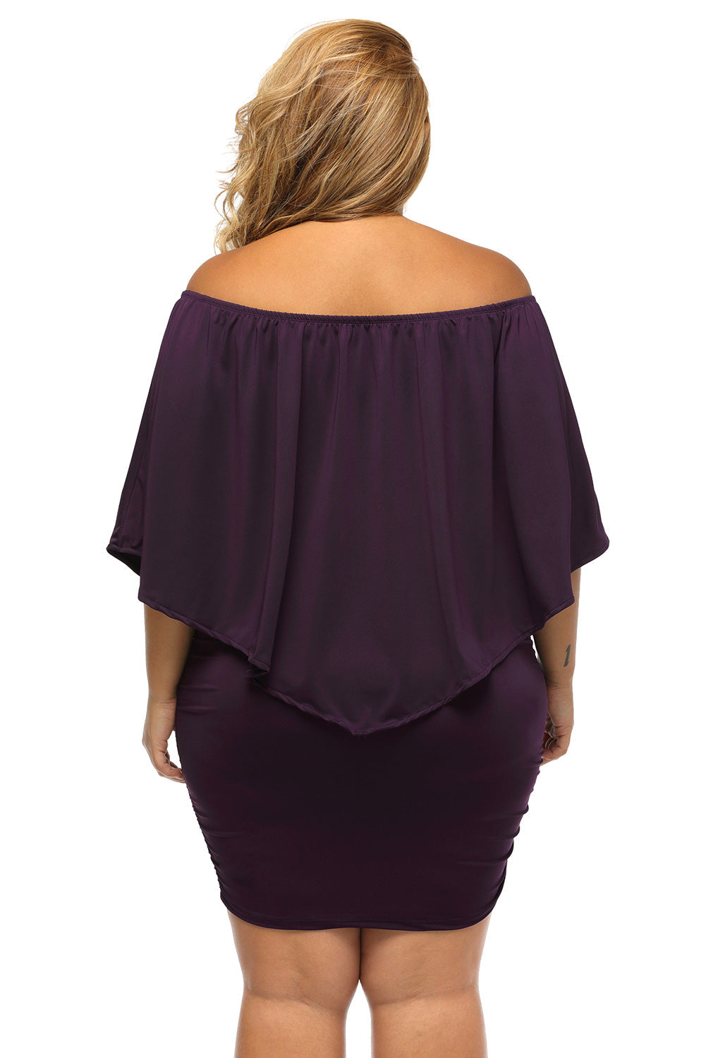 Plus size Dressing Layered Fiery Red Mini Poncho Dress by Wild and Free Boutique