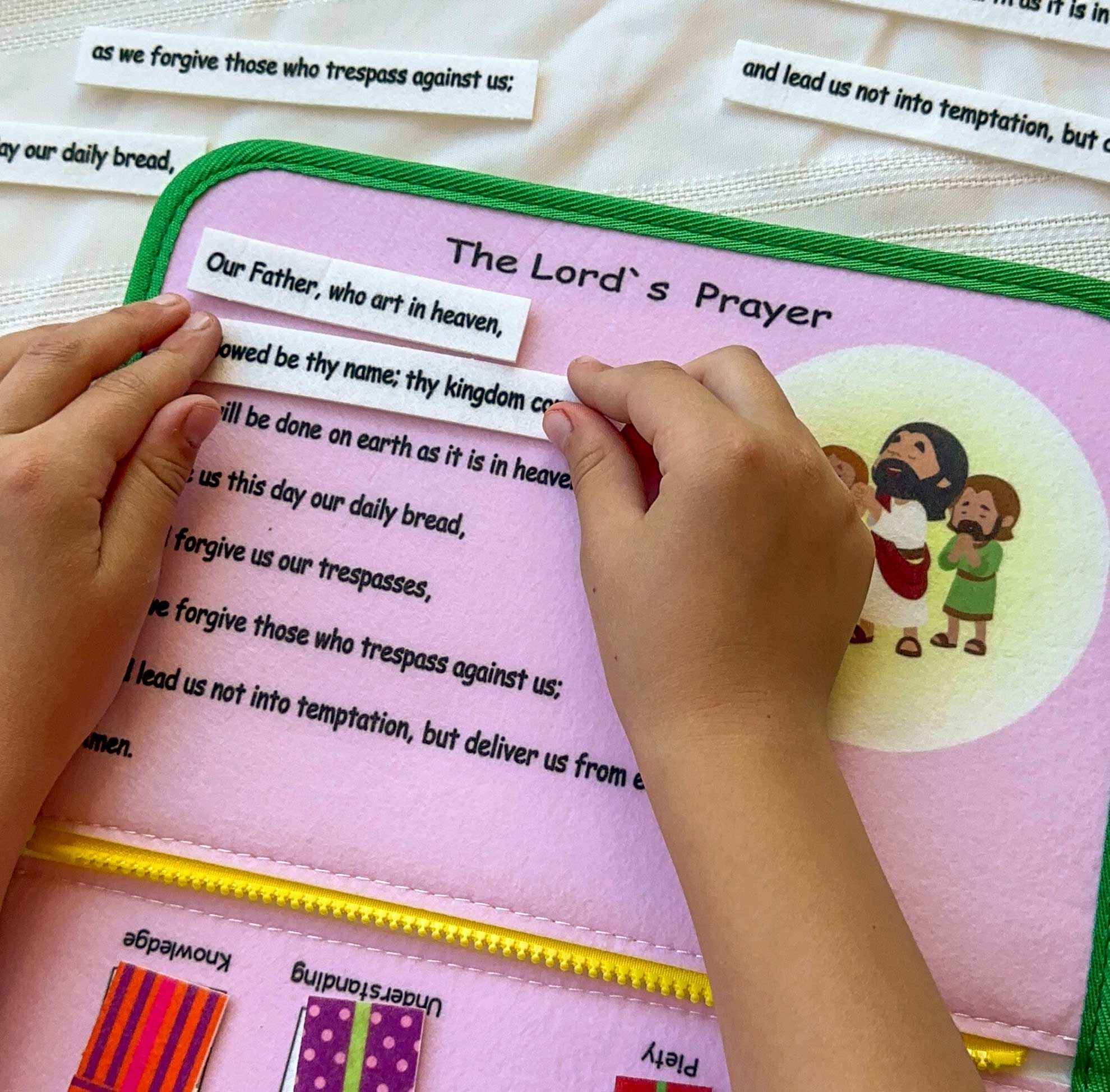 My Pray & Play Busy Book – Catholic Felt Busy Book - A Quiet Felt Book