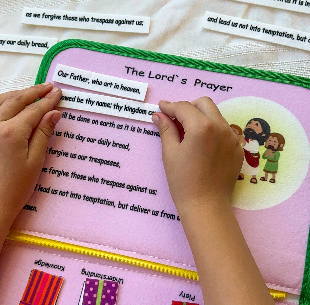 My Pray & Play Busy Book – Catholic Felt Busy Book - A Quiet Felt Book by Saintly Heart