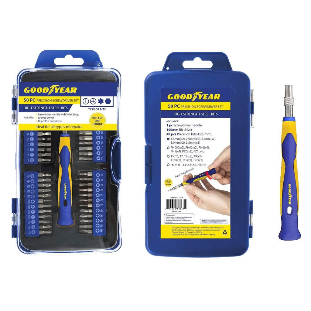50-Piece Set: Goodyear Precision Screwdriver by DailySale