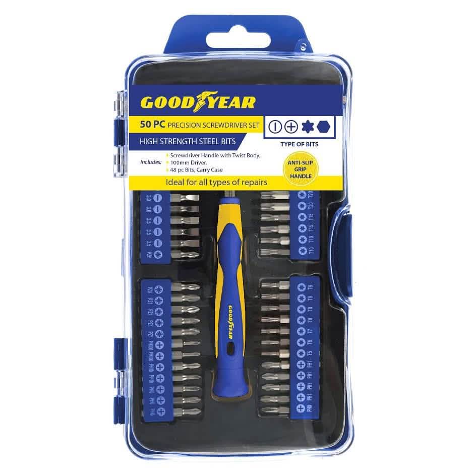 50-Piece Set: Goodyear Precision Screwdriver by DailySale