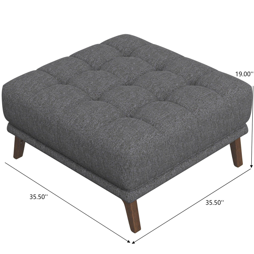 Addison - Square Upholstered Ottoman by Unique Piece Furniture