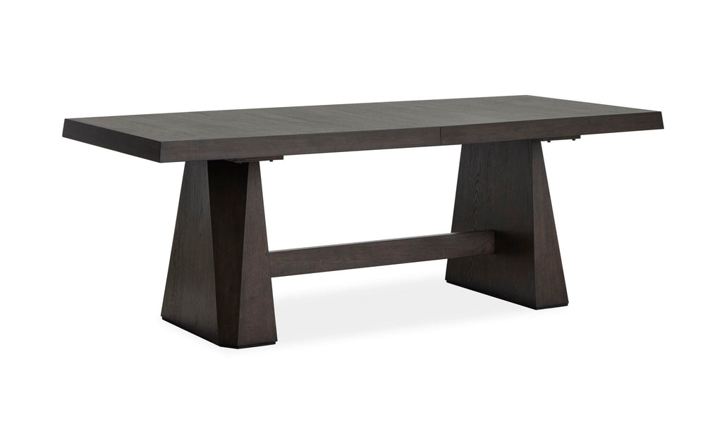 Tauren - Extendable Double Pedestal Dining Table - Coffee Bean by Unique Piece Furniture
