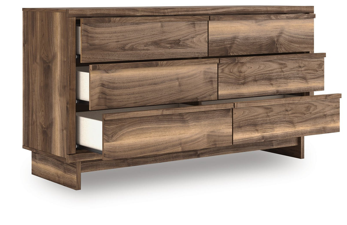 Chirason - Six Drawer Dresser - Brown by Unique Piece Furniture
