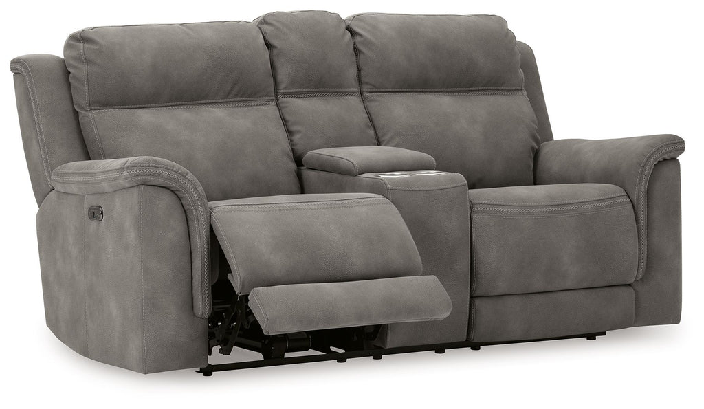 Next-Gen Durapella - Reclining Power Loveseat With Console by Unique Piece Furniture