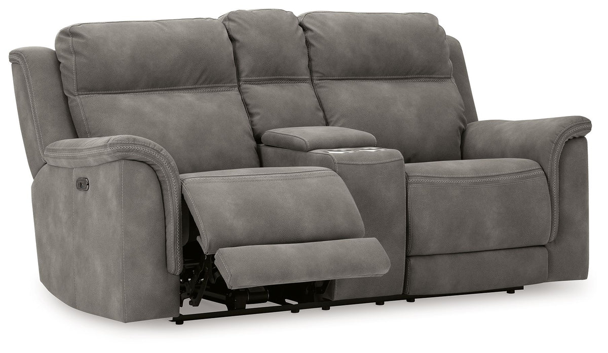 Next-Gen Durapella - Reclining Power Loveseat With Console by Unique Piece Furniture