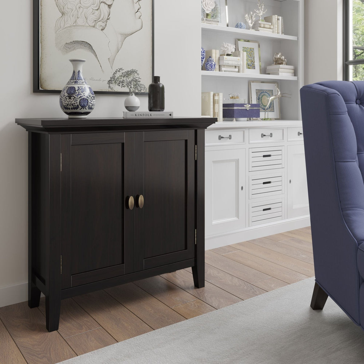 Redmond - Low Storage Cabinet - Hickory Brown by Unique Piece Furniture