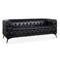 Square Arm Removable Cushion 3 Seater Sofa by Unique Piece Furniture