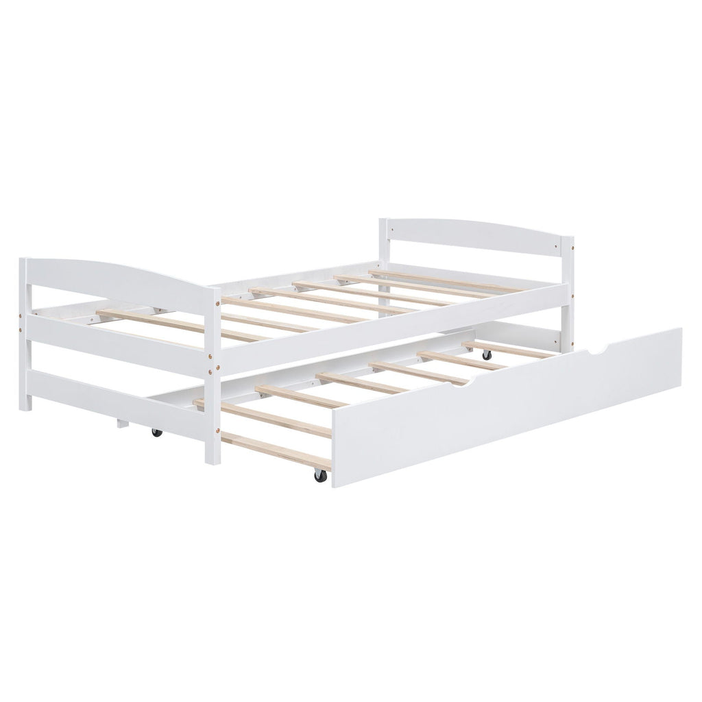 Platform Bed With Trundle by Unique Piece Furniture