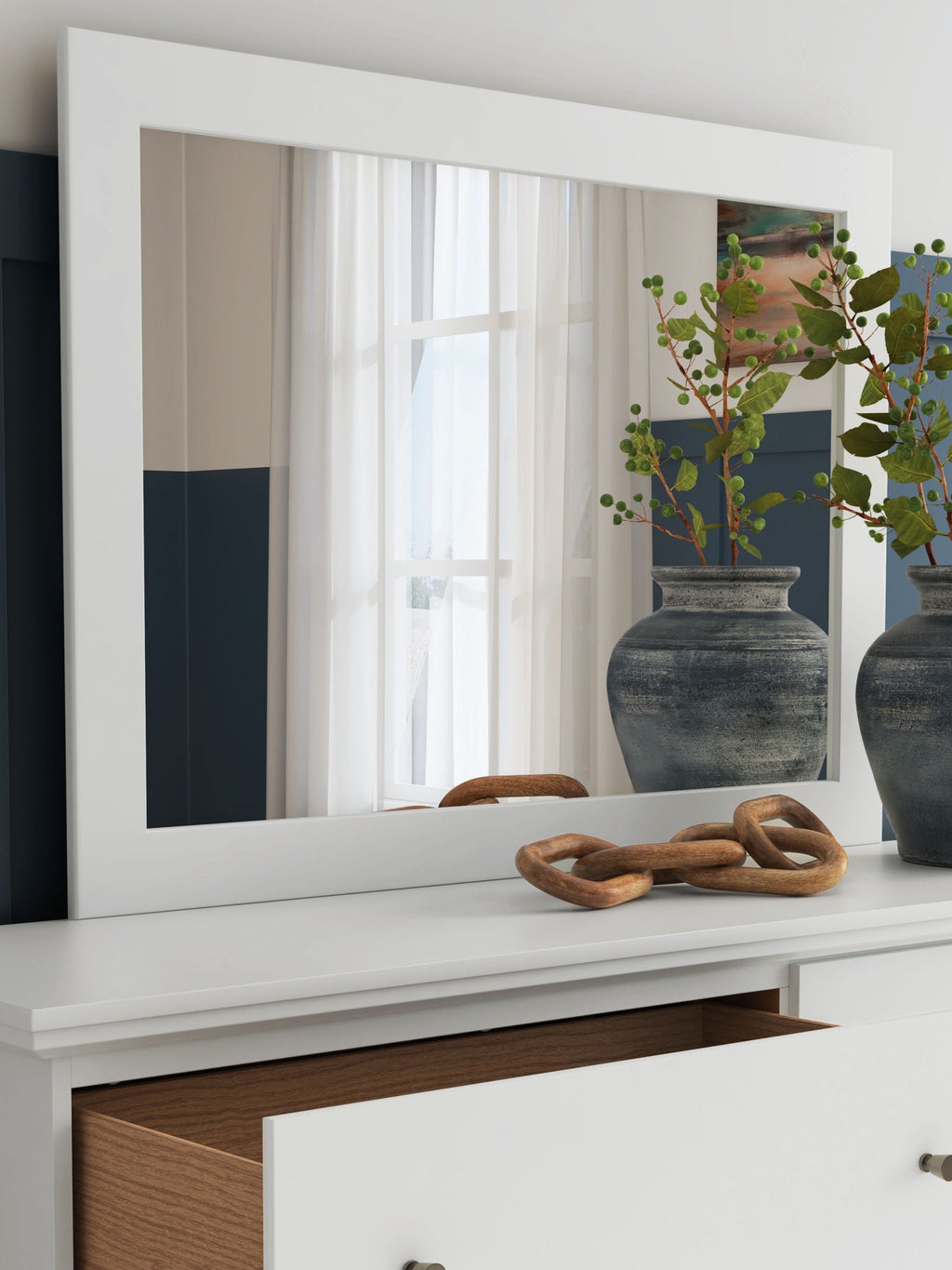 Bostwick Shoals - Bedroom Mirror - White by Unique Piece Furniture